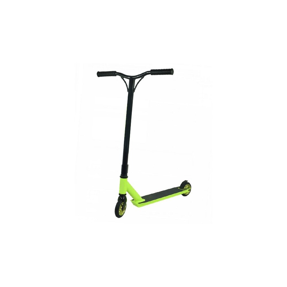 Trotineta Bigshot Sportfan 3093, Greutate Maxima Suportata 100 KG, Roti de 110 mm cu Rulment ABEC-7, Verde Neon