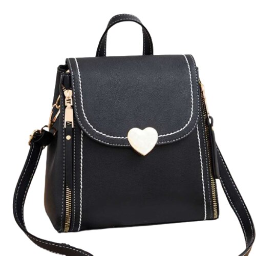 Rucsac Dama Lady Mika, Negru, 21cm