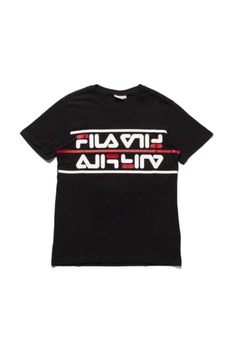 Tricou pentru barbati, Fila, Salman, Bumbac, Negru, M Tricou pentru barbati, Fila, Salman, Bumbac, Negru, M