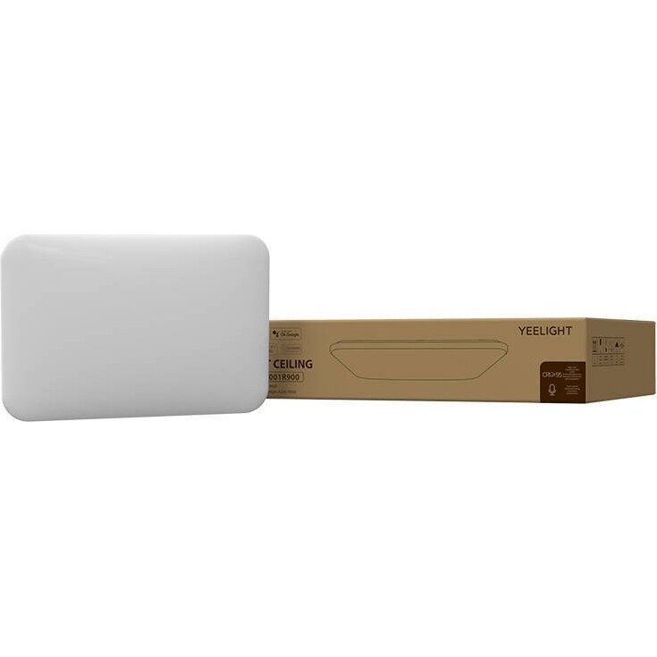 Plafoniera LED inteligenta Yeelight A2001R900, dreptunghiulara, Wi-Fi, control vocal, 95W, 6000 lm,telecomanda inclusa, IP50, lumina reglabila, 94 cm, clasa energetica F
