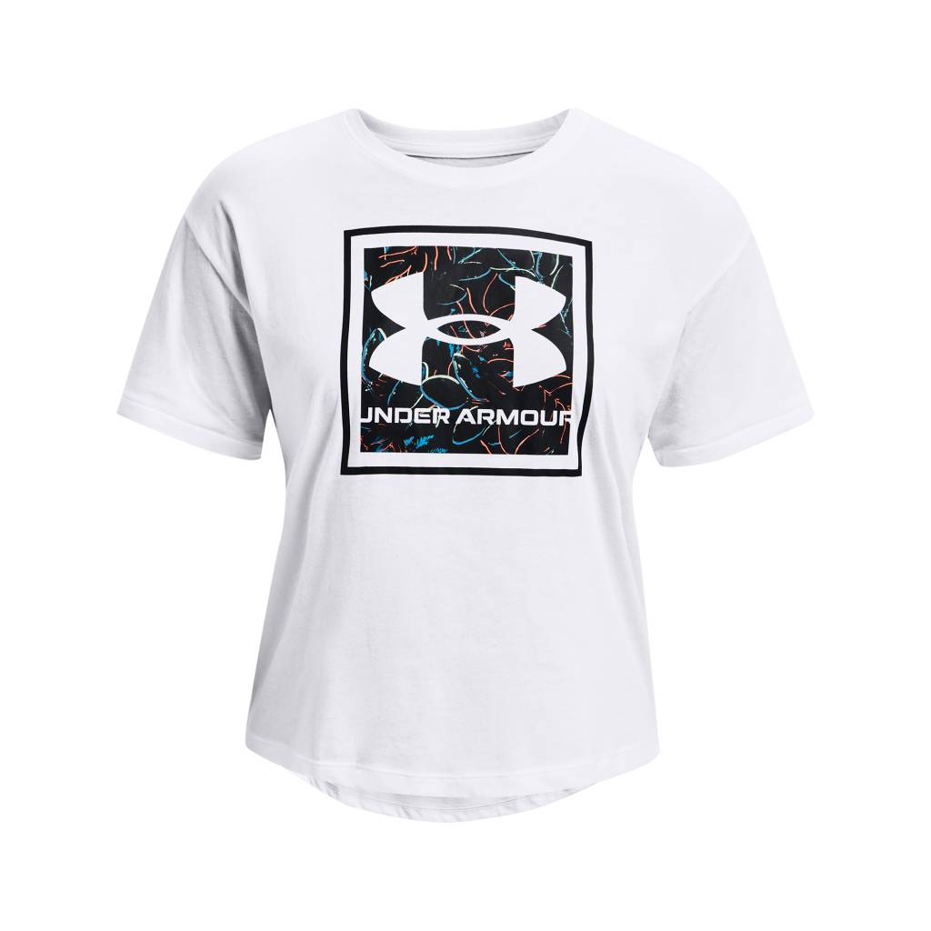 Tricou de dama, Under Armour, Bumbac, Alb