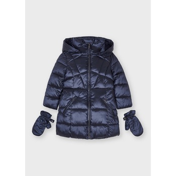 Mayoral - Детско зимно яке, Тъмно синьо с ръкавици, Женско, 3г, 98см