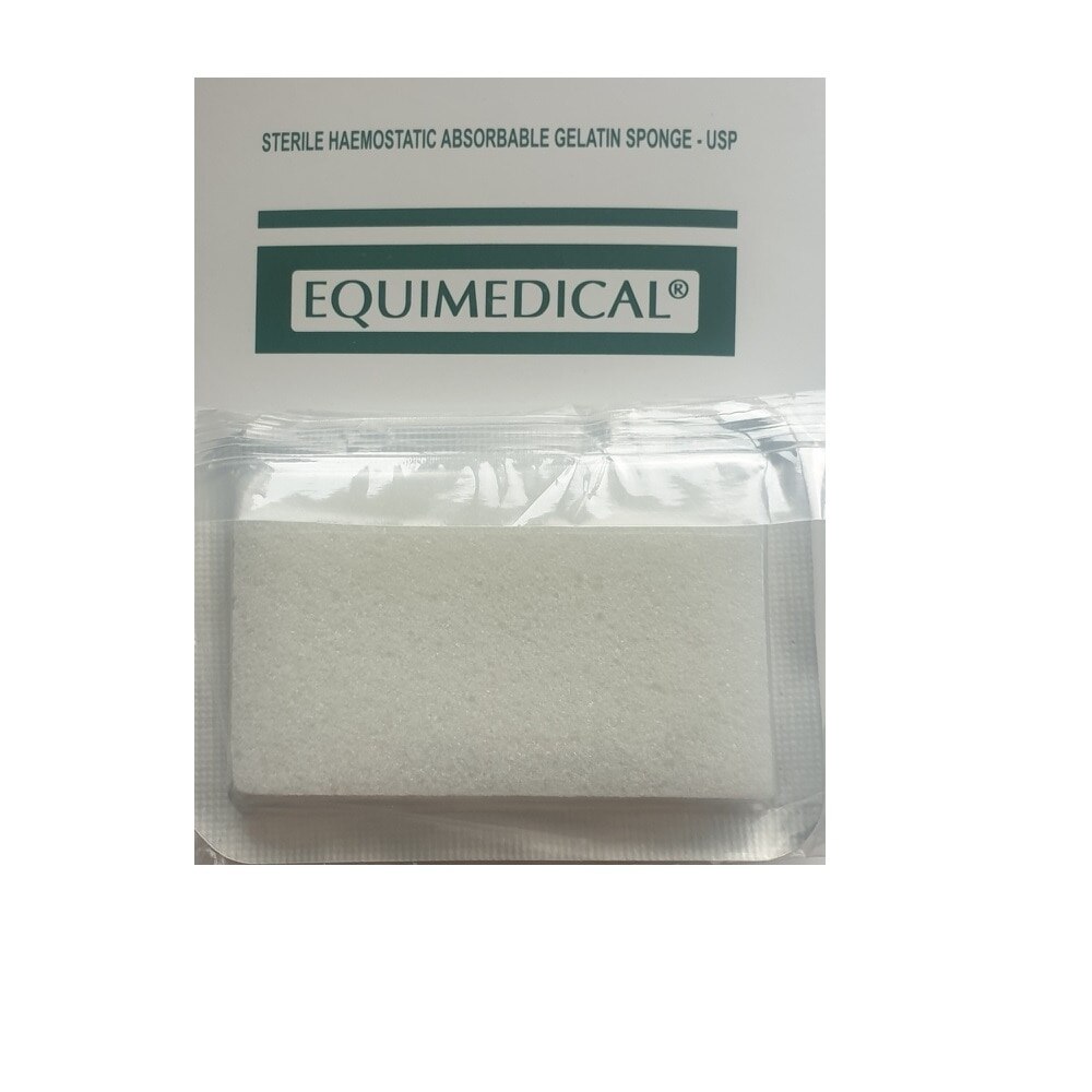 Set 10 bucati Burete Hemostatic absorbabil din gelatina, 8x5x1 cm