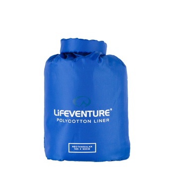 Captuseala pentru sac de dormit Lifeventure, Poli-bumbac, Dreptunghiular, Bleumarin Captuseala pentru sac de dormit Lifeventure, Poli-bumbac, Dreptunghiular, Bleumarin