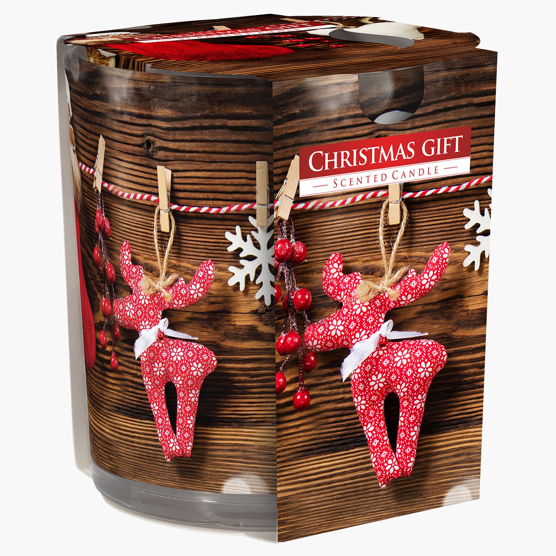 Lumanare parfumata in pahar imprimat - Christmas Gift