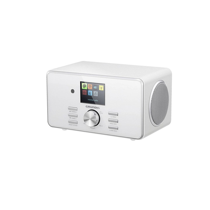 Radio cu ceas, Grundig, DTR 5000 X, Alb