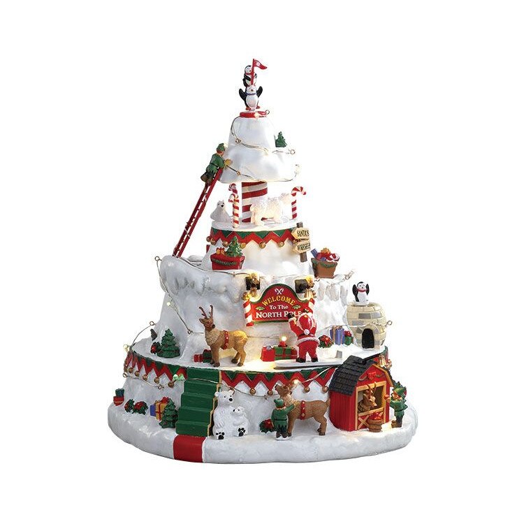 Decoratiune masa, North Pole Tower, Lemax, Multicolor