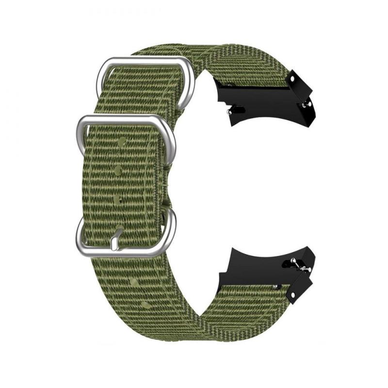 Curea material textil Tech-Protect Scout compatibila cu Samsung Galaxy Watch 4 / Galaxy Watch 4 Classic Green