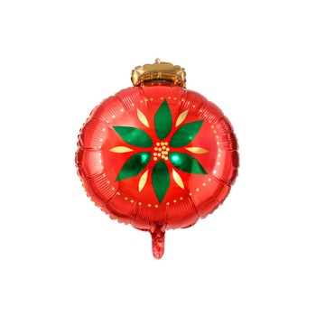 Balon Folie Glob Craciun, Multicolor, 45 cm Balon Folie Glob Craciun, Multicolor, 45 cm