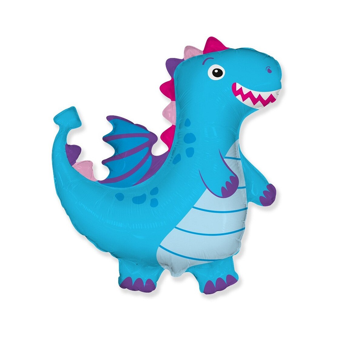 Balon Folie Dragon, Albastru, 61 cm