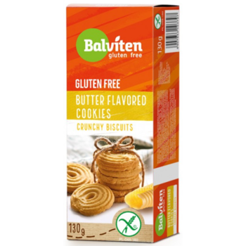 Cookies cu aroma unt fara gluten Balviten, 130g Cookies cu aroma unt fara gluten Balviten, 130g
