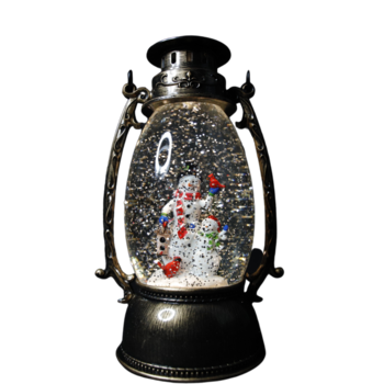 Decoratiune Craciun in Forma de Felinar Rotund cu Oameni de Zapada, cu Lumina Ambientala si Muzica Decoratiune Craciun in Forma de Felinar Rotund cu Oameni de Zapada, cu Lumina Ambientala si Muzica