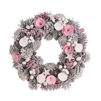 Coronita iarna Winter frost, Multicolor, 34 cm Coronita iarna Winter frost, Multicolor, 34 cm
