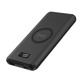 Baterie externa wireless ZEPO, Incarcare Wireless Fast Charge 15W, Incarcare 20W prin cablu, Capacitate 10.000 mAh, Universala, Conform standard Qi, 1 x port USB, 1 x port USB tip C Baterie externa wireless ZEPO, Incarcare Wireless Fast Charge 15W, Incarcare 20W prin cablu, Capacitate 10.000 mAh, Universala, Conform standard Qi, 1 x port USB, 1 x port USB tip C