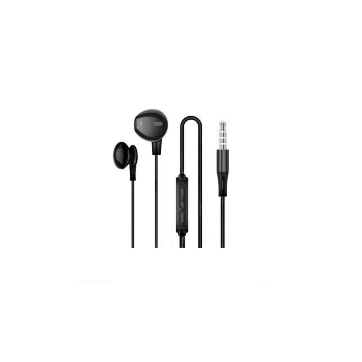 Casti in ear, Ultra Bass, conector jack, Negru