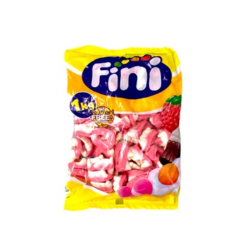 Jeleuri gumate in forma de dinti vampir, Fini, Fara gluten, 1 kg Jeleuri gumate in forma de dinti vampir, Fini, Fara gluten, 1 kg