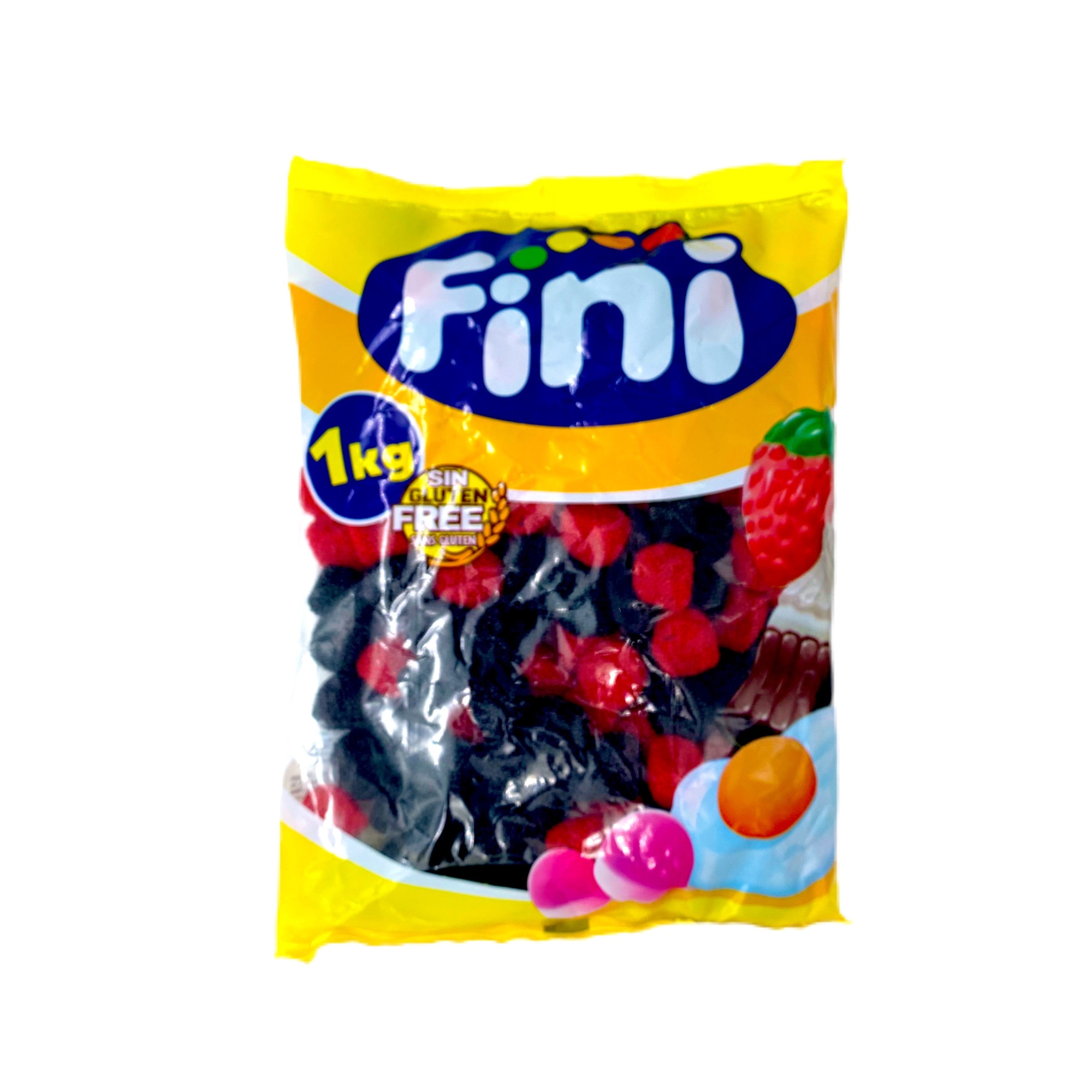 Jeleuri gumate in forma de fructe de padure, Fini, Fara gluten, 1 kg