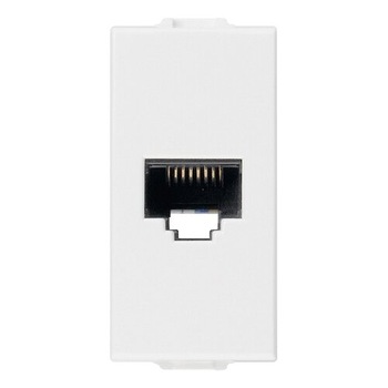 Priza, Vimar, UTP, RJ45, CAT5E, NEVE, Alb, 09338.9 Priza, Vimar, UTP, RJ45, CAT5E, NEVE, Alb, 09338.9