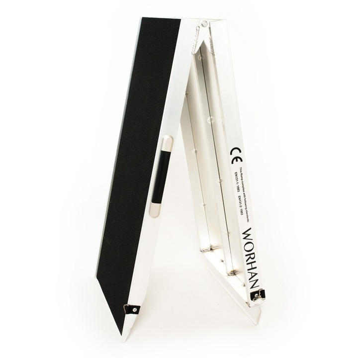 Összecsukható kisállat rámpa, Worhan, Alumínium, 183x48 cm