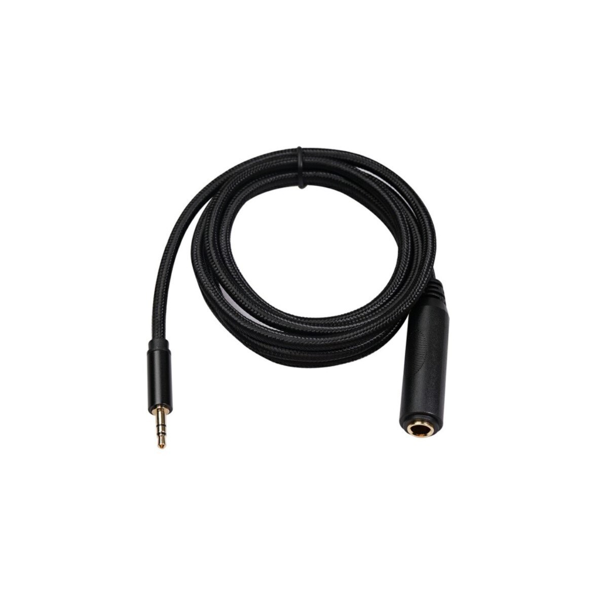 Cablu audio stereo de 6.35 mm Jack la 3.5 mm tata pentru amplificator, 1,5 metri, Negru