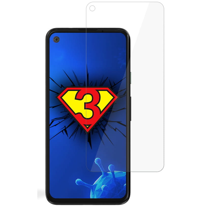 Folie de protectie antimicrobiana 3MK Silver Protection + pentru Google Pixel 5