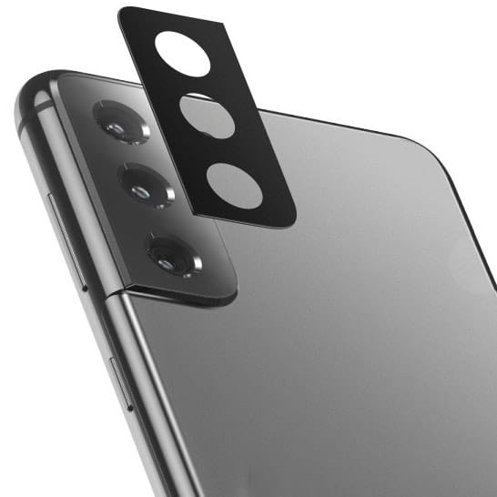 Set 2 folii de protectie camera Bizon Glass Lens pentru Samsung Galaxy S21 Plus, Sticla, Transparent