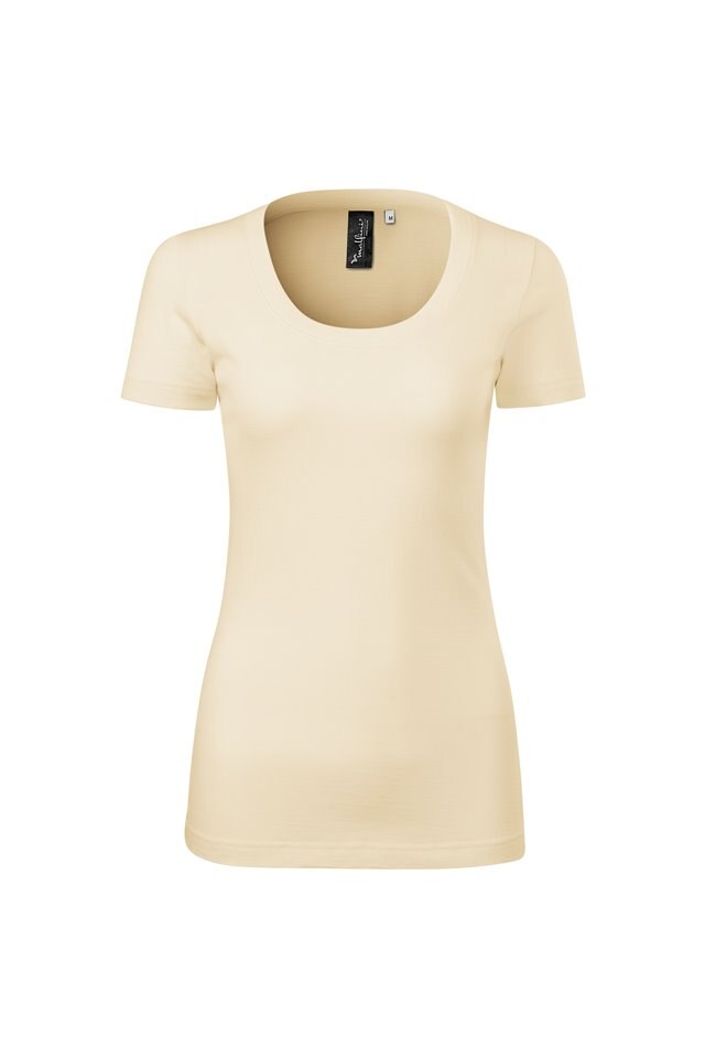 Tricou pentru dama, lana merino - 158, Migdala