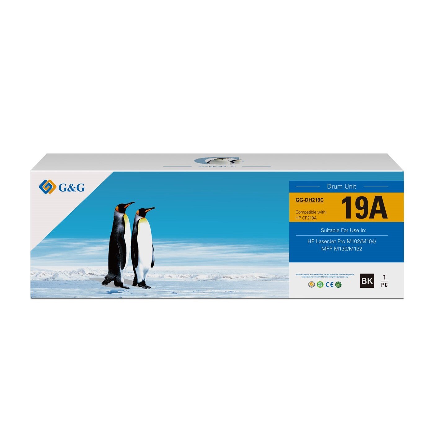 Unitate de Imagine (Drum Unit) G&G compatibil cu HPCF219A , 12000 pag, black, cu chip inclus