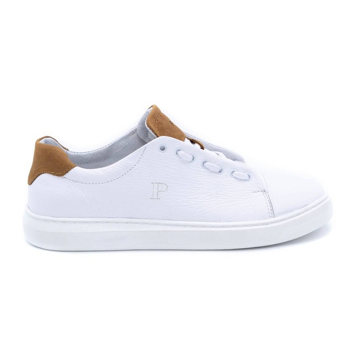 Pantofi barbati, Polbut, BM124799, alb