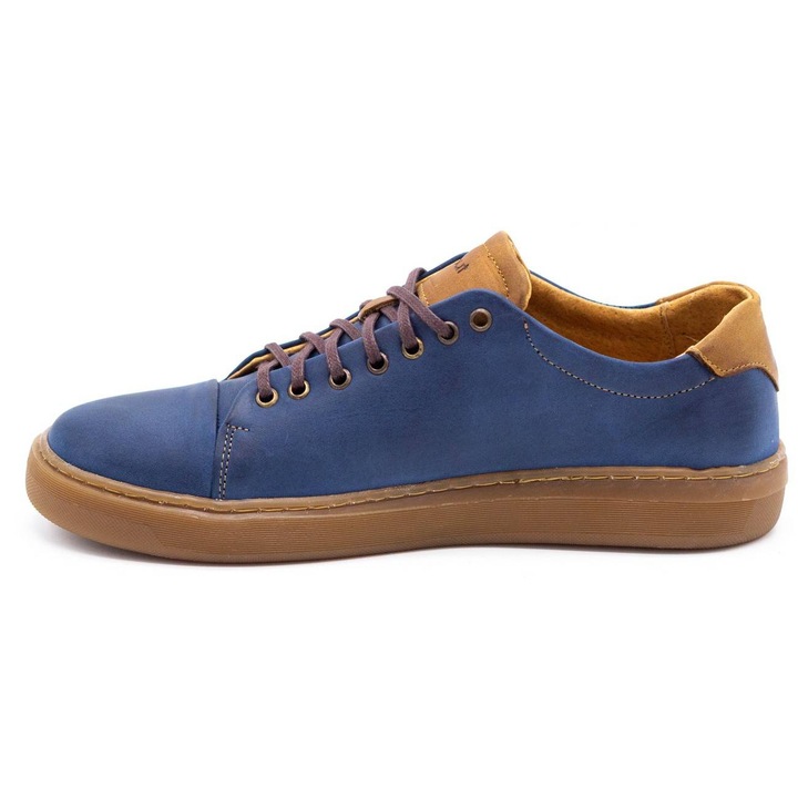 Pantofi barbati, Polbut, BM124800, albastru marin, EU 43
