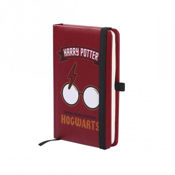 Agenda Harry Potter Glasses Hogwarts , A6, Negru Agenda Harry Potter Glasses Hogwarts , A6, Negru