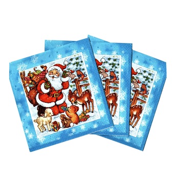 Servetele de Craciun de Masa Pachet 20 buc Micii Prieteni din Padure Servetele de Craciun de Masa Pachet 20 buc Micii Prieteni din Padure