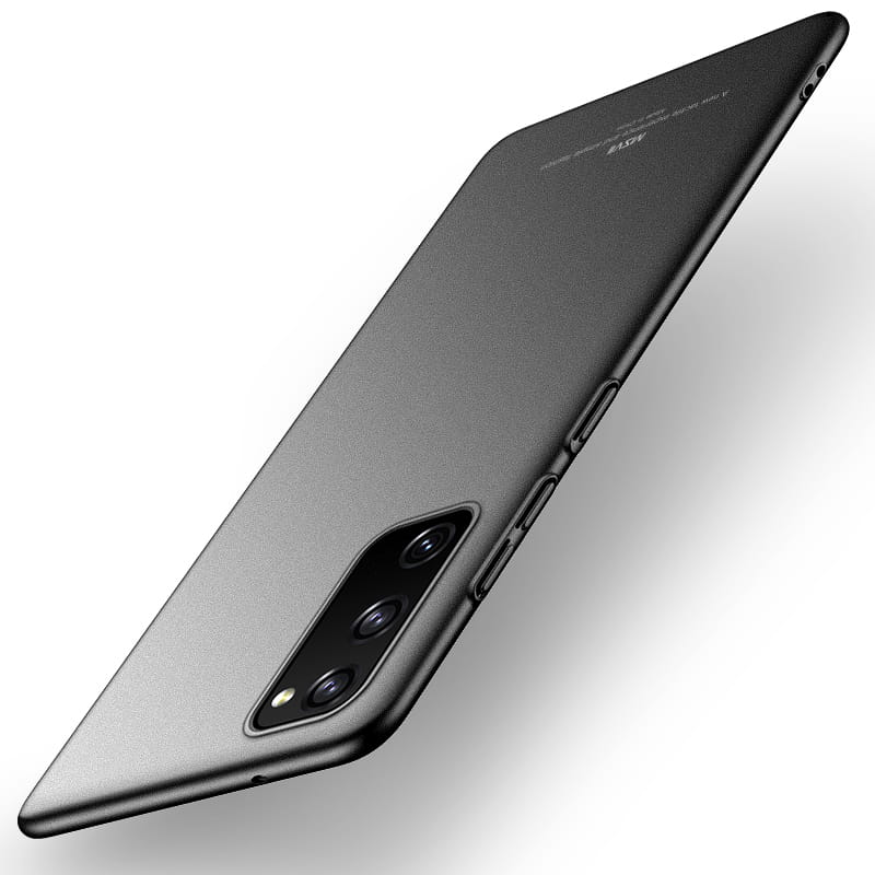Husa de protectie MSVII pentru Samsung Galaxy S20 FE, Policarbonat, Negru