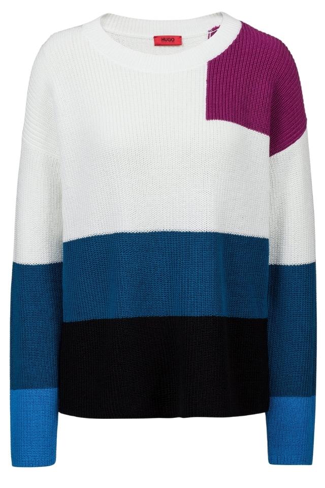 Pulover pentru femei, Hugo Boss, alb, L INTL