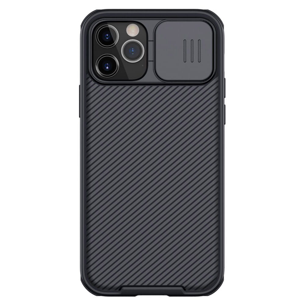Husa de protectie Nillkin CamShield Pro pentru iPhone 12 Pro Max, Policarbonat, TPU, Negru