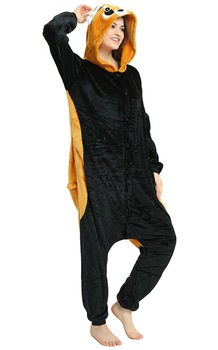 Pijama intreaga Kigurumi, Model Raton , Marime M , culoare Negru Pijama intreaga Kigurumi, Model Raton , Marime M , culoare Negru
