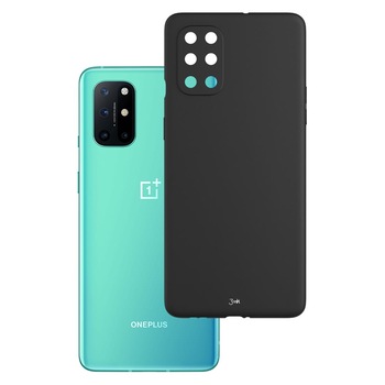 Husa de protectie 3MK Matt Case pentru OnePlus 8T 5G, 1.2mm, Negru Husa de protectie 3MK Matt Case pentru OnePlus 8T 5G, 1.2mm, Negru