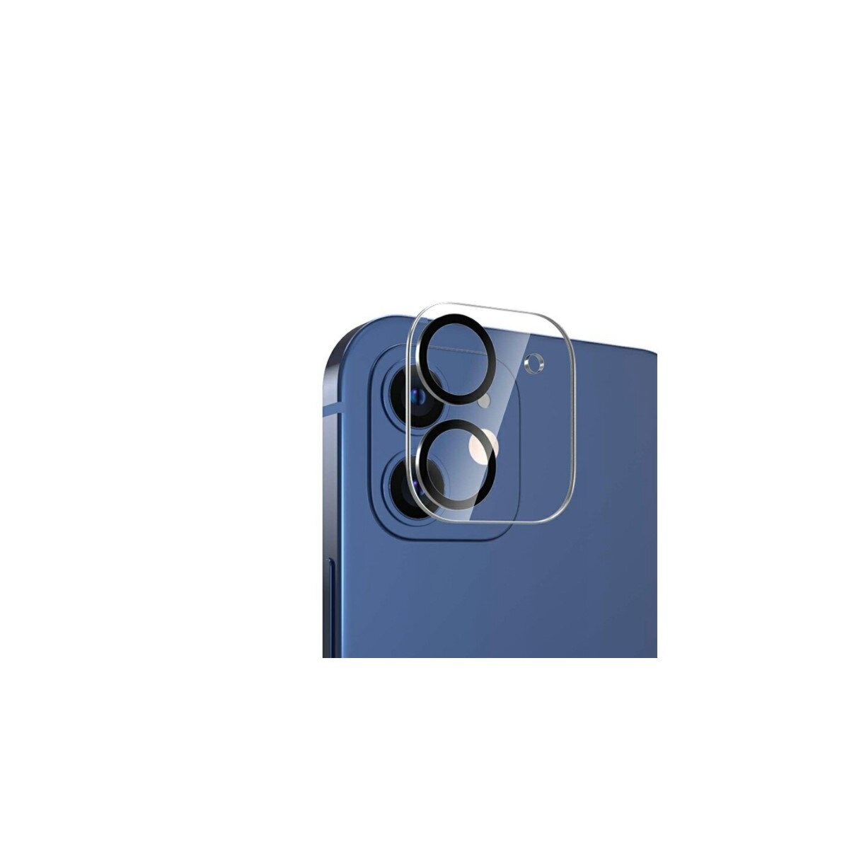 Folie de protectie camera pentru iPhone 12 Mini, sticla securizata, Transparent