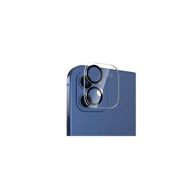 Folie de protectie camera pentru iPhone 12 Mini, sticla securizata, Transparent Folie de protectie camera pentru iPhone 12 Mini, sticla securizata, Transparent
