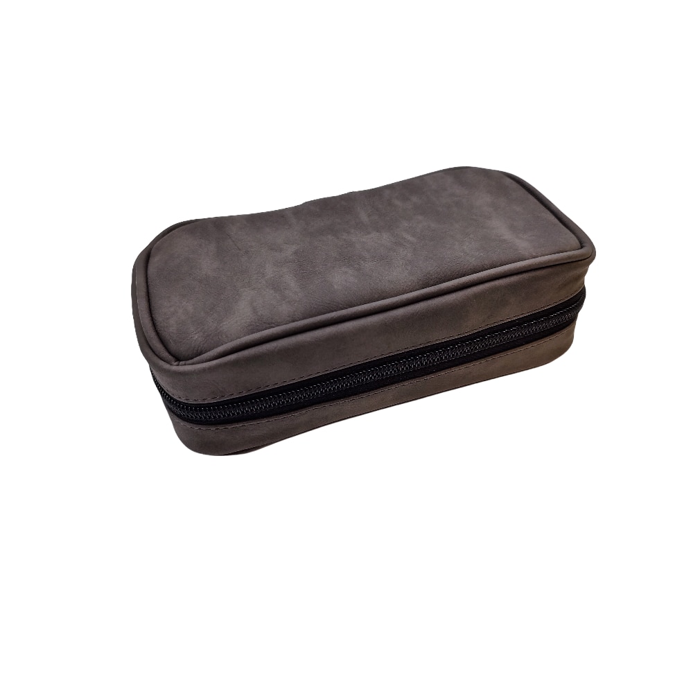 Borseta pentru pastrarea pipelor Angelo 832100, piele ecologica, 19cm x 10cm x 5,8cm