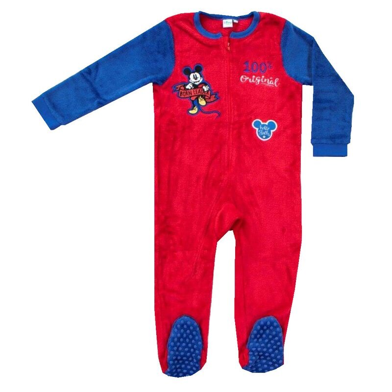 Pijama bumbac, 100% Original, Mickey Mouse, rosie 98 CM