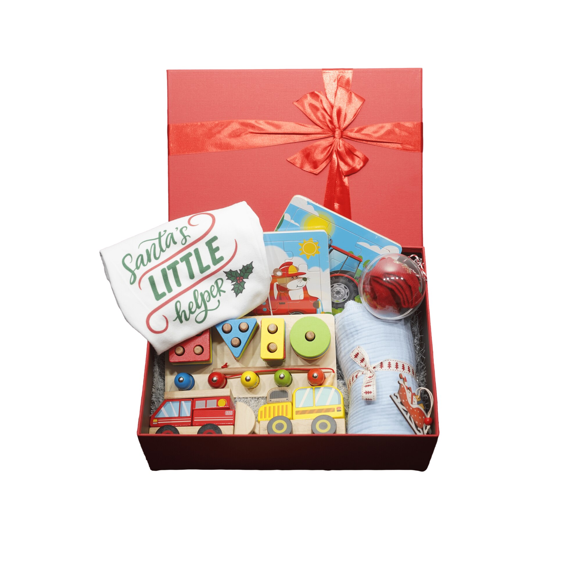 Gift Box copii, 10+ piese, 2 Ani, baieti