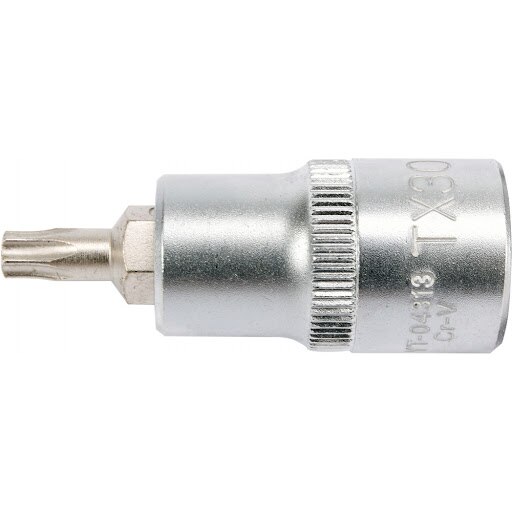 Bit cu cap Torx securizat si adaptor 1/4 T10