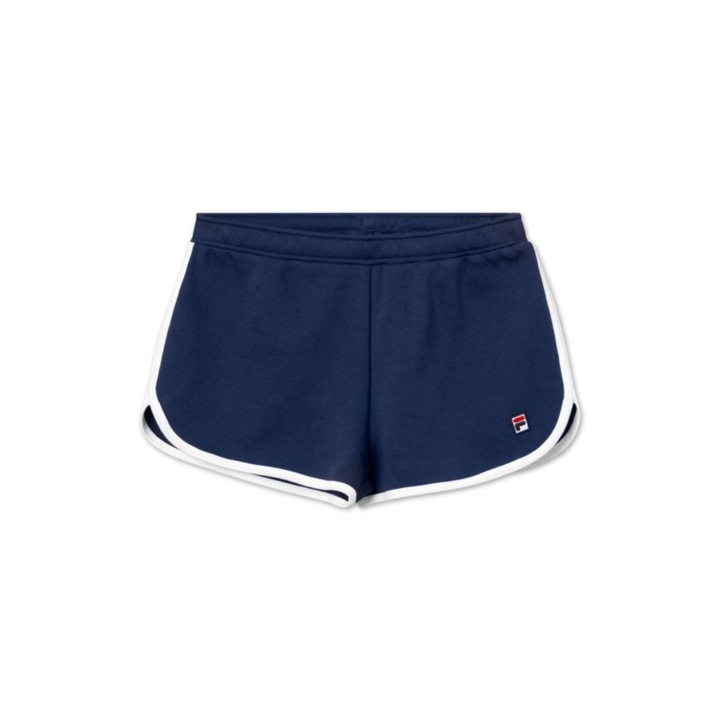 Női rövidnadrág, Fila, Saman, pamut/poliészter, Sötétkék