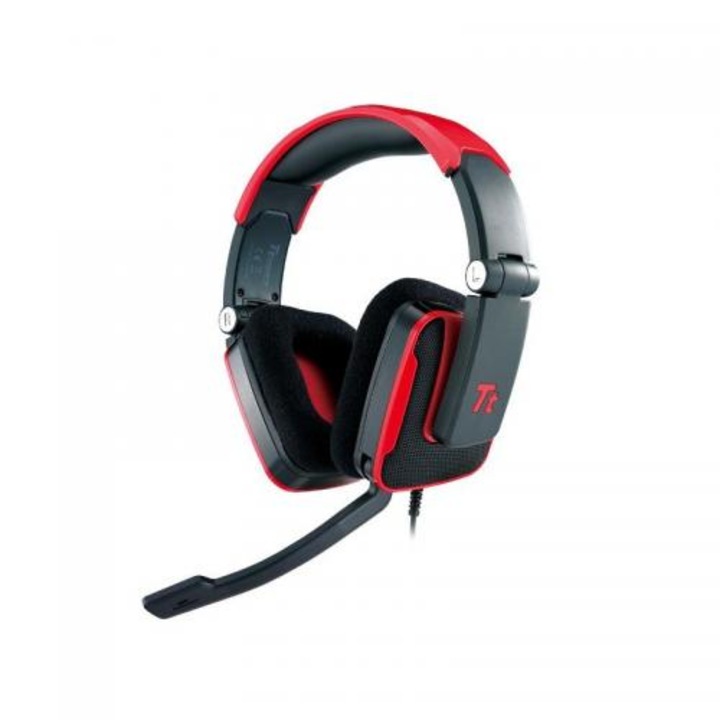 Слушалки Thermaltake Tt eSPORTS Shock Black с микрофон