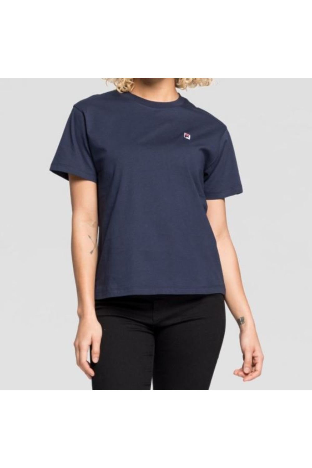 Tricou dama, Fila, Nova, Bumbac, Bleumarin, Bleumarin, S