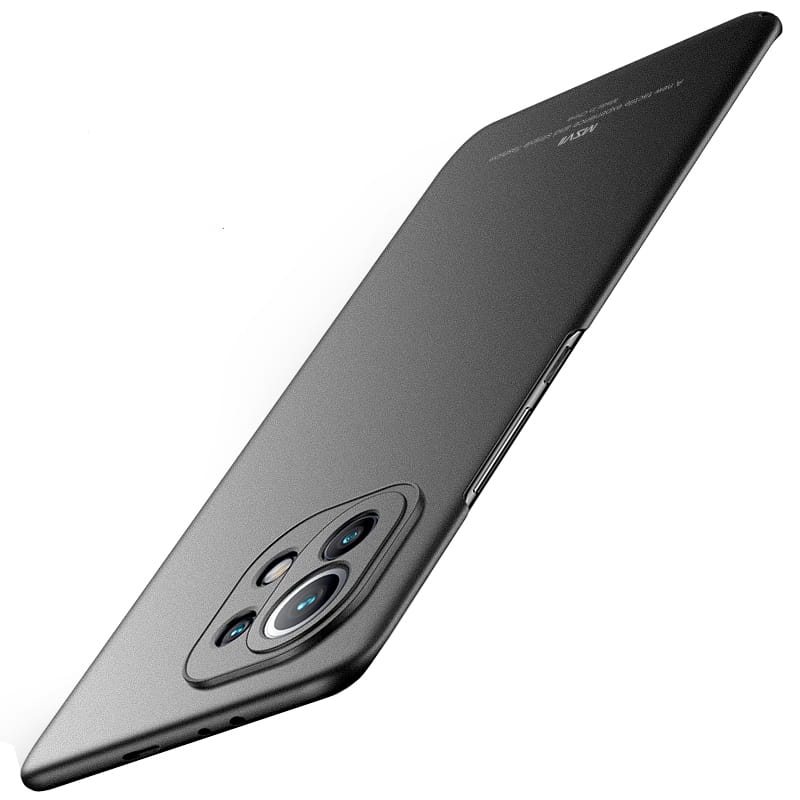 Husa de protectie MSVII pentru Xiaomi Mi 11, Policarbonat, Negru