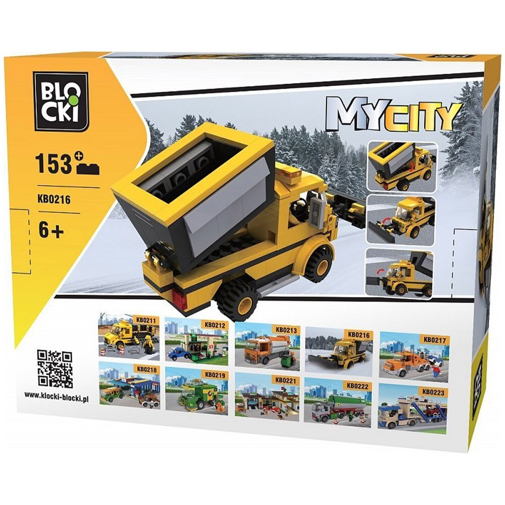 Joc constructii, Plug deszapezire, 153 piese, 7toys