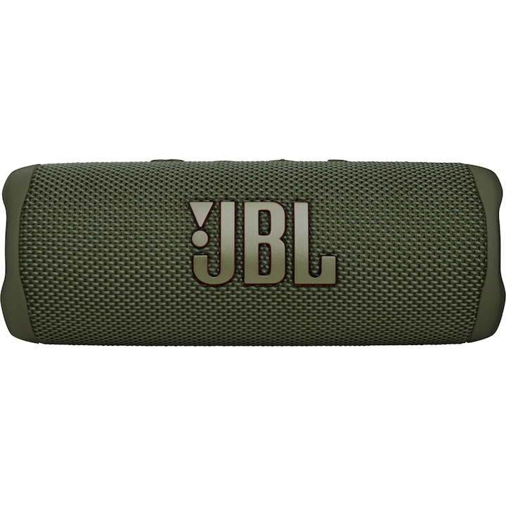 JBL Flip 6 hordozható hangszóró, Bluetooth, PartyBoost, IP67, USB C, 12 óra, Zöld