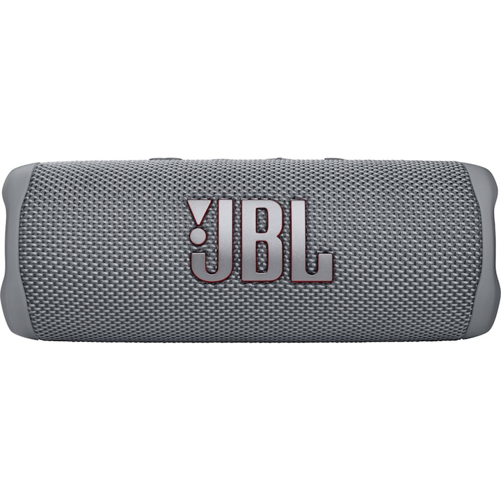JBL Flip 6 hordozható hangszóró, Bluetooth, PartyBoost, IP67, USB C, 12 óra, Szürke